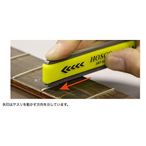 HOSCO Luthiers Tools Compact Fret Crown File (L=100mm) Jumbo (3R) H-FF3