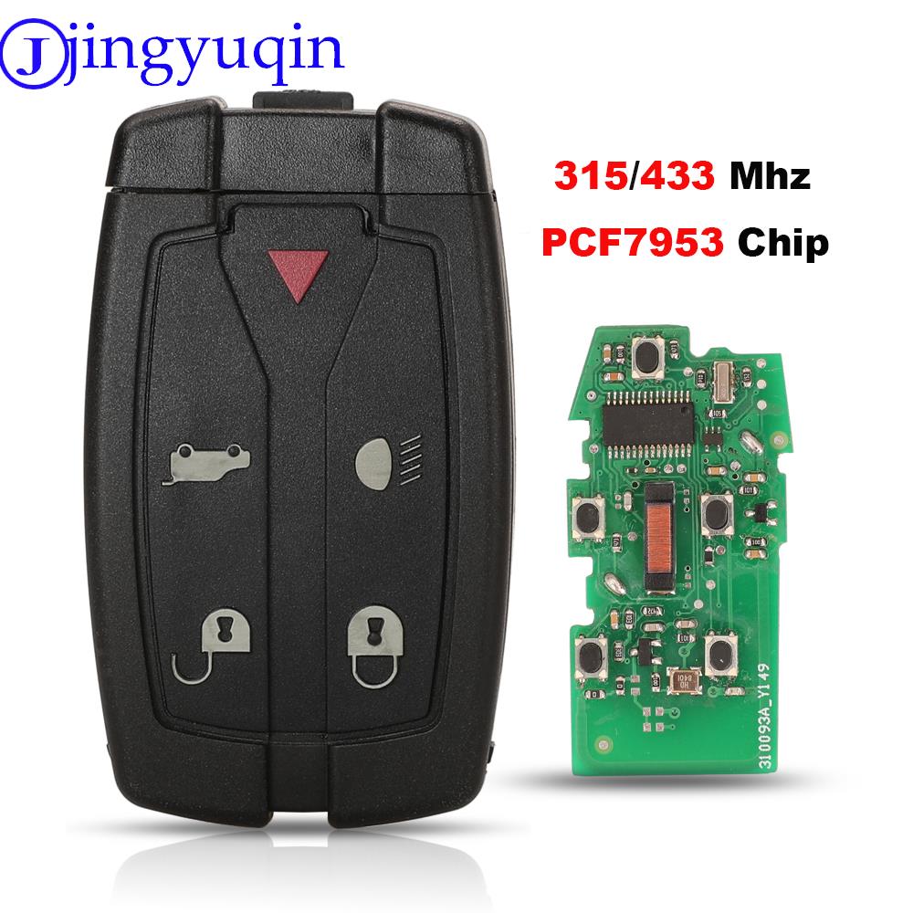 Jingyuqin Remote 5Buttons 315/433Mhz Автомобильный ключ для Land Rover Freelander 2 Discovery Control Smart Key