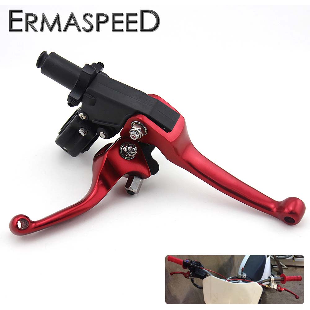 Рычаг сцепления для мотокросса, 22 мм, ручки для мотоцикла, универсальные алюминиевые аксессуары для мотоциклов с ЧПУ, тормозные рычаги для грязи на мотоцикле