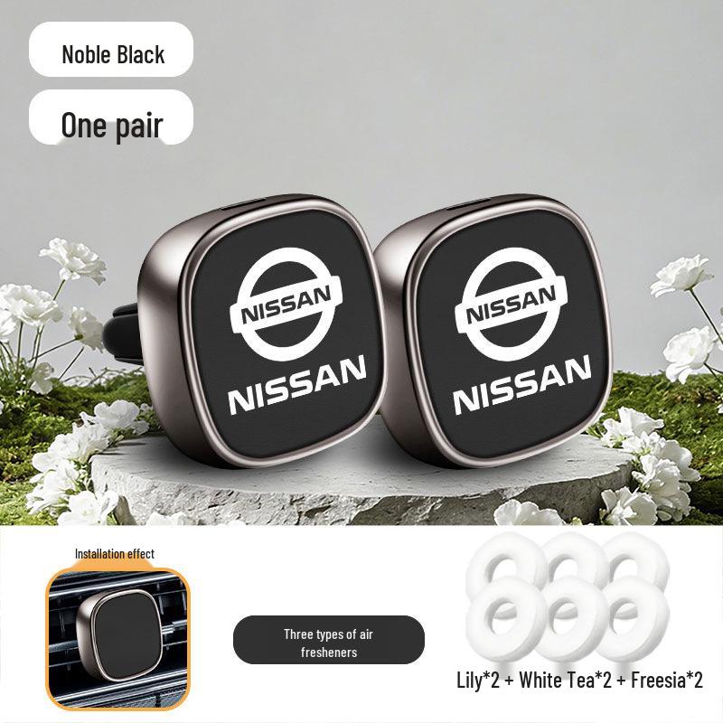 Nissan Car Perfume Air Vent Diffuser for Sylphy, Teana, X-Trail, Qashqai, Tiida - Interior Accessory.