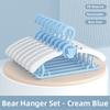 10 Pcs Anti Slip Baby Clothes Hanger Extendable Infant Clothing Hanger  Clothes Drying