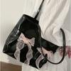 Bow Large Capacity Shoulder Bag Women's New Fashion Tote Bag Underarm Bag