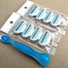 8PCS Female Safety Razor Blades Beauty Shaving For Women 3 Layer Blade Shaver Razor Blade Replacement Head with 1PCS Holder