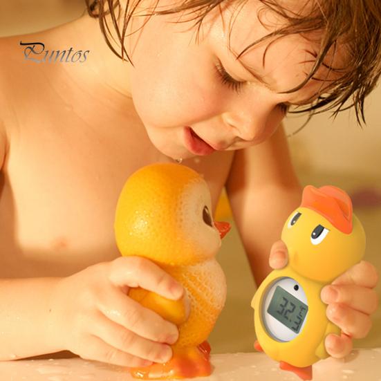 Детский термометр для ванны, мультяшная утка/краб/кит/осьминог, инструмент для измерения температуры воды, точные измерения, водонепроницаемый термометр для душа