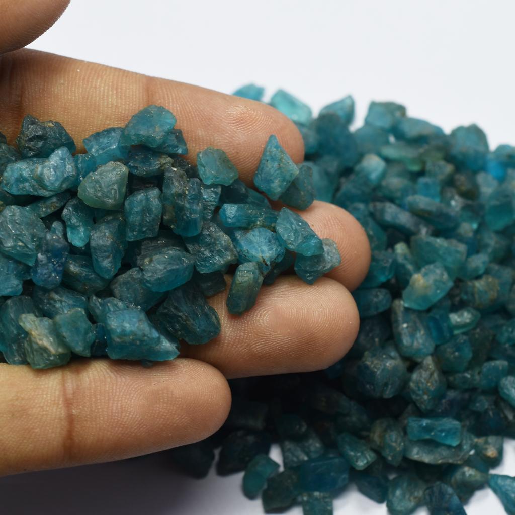 142.9 Ct Raw Apatite CERTIFIED Gemstone Natural Blue Uncut Rough Loose Gemstone
