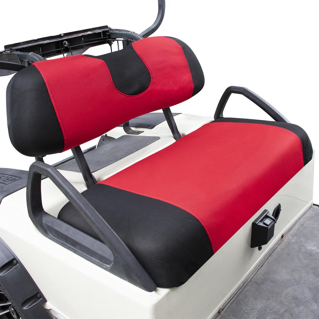 Golf Cart Fashion Design Heat Washable Polyester Mesh Cloth Seat Cover For Club Car DS & EZGO TXT
