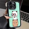 Чехол для телефона iPhone 17 Air 16E 15 16 Pro Max Bubu Dudu Мультяшный Милый Чехол 14 Plus 13 12 Mini Мягкий Силиконовый Fundas