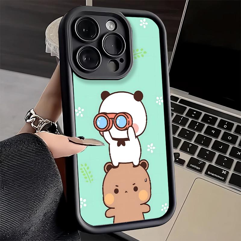 Чехол для телефона iPhone 17 Air 16E 15 16 Pro Max Bubu Dudu Мультяшный Милый Чехол 14 Plus 13 12 Mini Мягкий Силиконовый Fundas