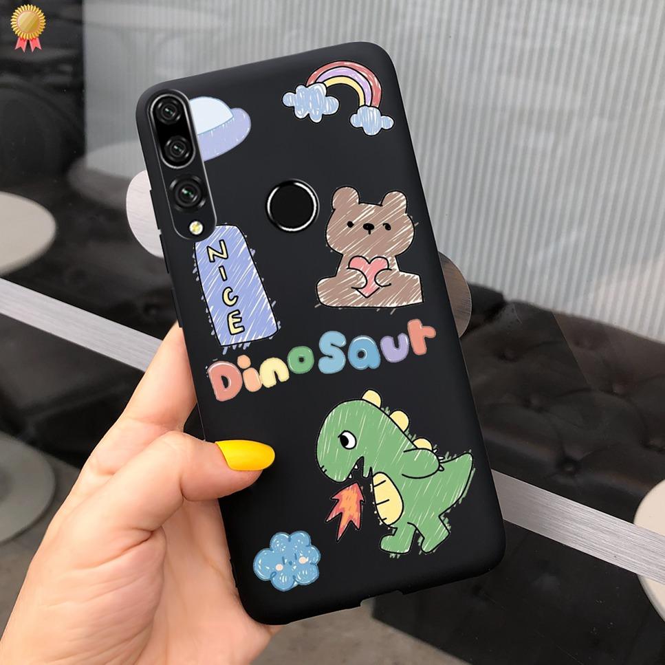 For Honor 9X Pro RU Case Cute Cartoon Cool Black Pink Silicone Back Cover For Huawei Honor9X Honor 9X Pro 9XPro 4G Phone Case