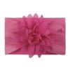 Baby Headband Flower Design Solid Color Baby Girls Hairband