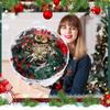 2/4 Pcs Christmas Wreath Storage Bag Round Transparent PVC Waterproof Dustproof Garland Storage Bag Garland Container Organizer