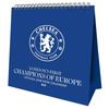 Chelsea FC 2026 Crest Desktop Calendar
