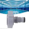 Grey 11mm P6H1119 Drain Valve Connector Pool Drain Hose Adapter Replacement Fitting For Swimming Pool Spa