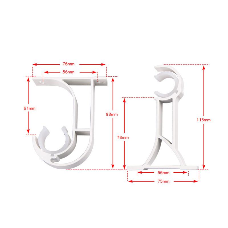 Потолочный кронштейн для карниза, усиленный держатель для карниза с соответствующими винтами, держатель для штанги шкафа из алюминиевого сплава