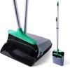 Eyliden Broom and Dustpan Indoor and Cleaning Easy To Cleaning Long Adjustable Large Ideal for Beauty Convenience Wide Cleaning With No Bend Set,