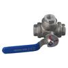 1/2" Water Valve 304 Stainless Steel Shut-Off Switch Gas Valve Pipe Fitting Water,Oil,Gas