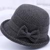 Plush Winter Warm Basin Hat Dacron Thickened Top Hat High Quality Woolen Basin Cap