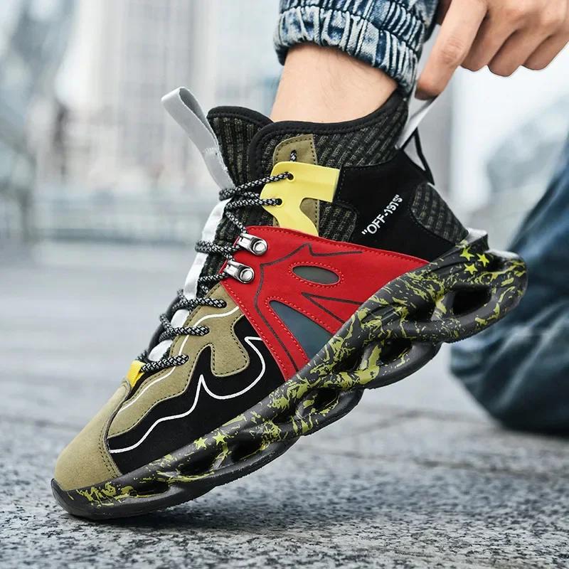 Модная кожаная повседневная обувь Бренды 2024 Повседневная спортивная обувь Дизайнер для топ-бренда Досуг Zaptillas Мужские кроссовки Shoo Теннис