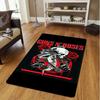 Guns N' Roses Skull Print Carpet Rug for Living Room Bedroom Home Sofa Decoration Kid Area Rug Non-slip Floor Mat