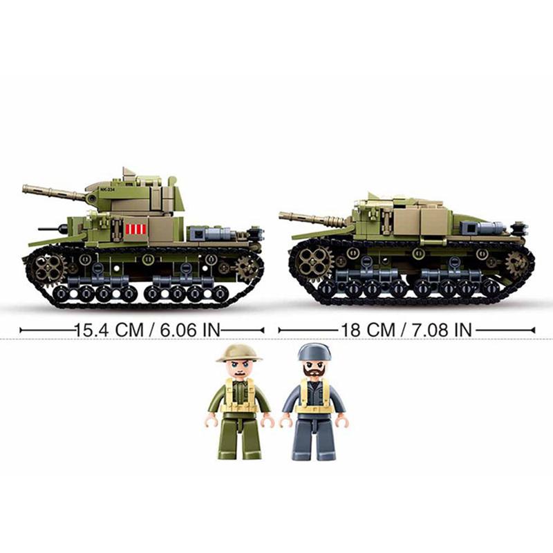 Вторая мировая война, итальянская битва за Северную Африку, военные M13/M40, средние танковые блоки, наборы кирпичей, классическая модель оружия, детские игрушки, совместимые с