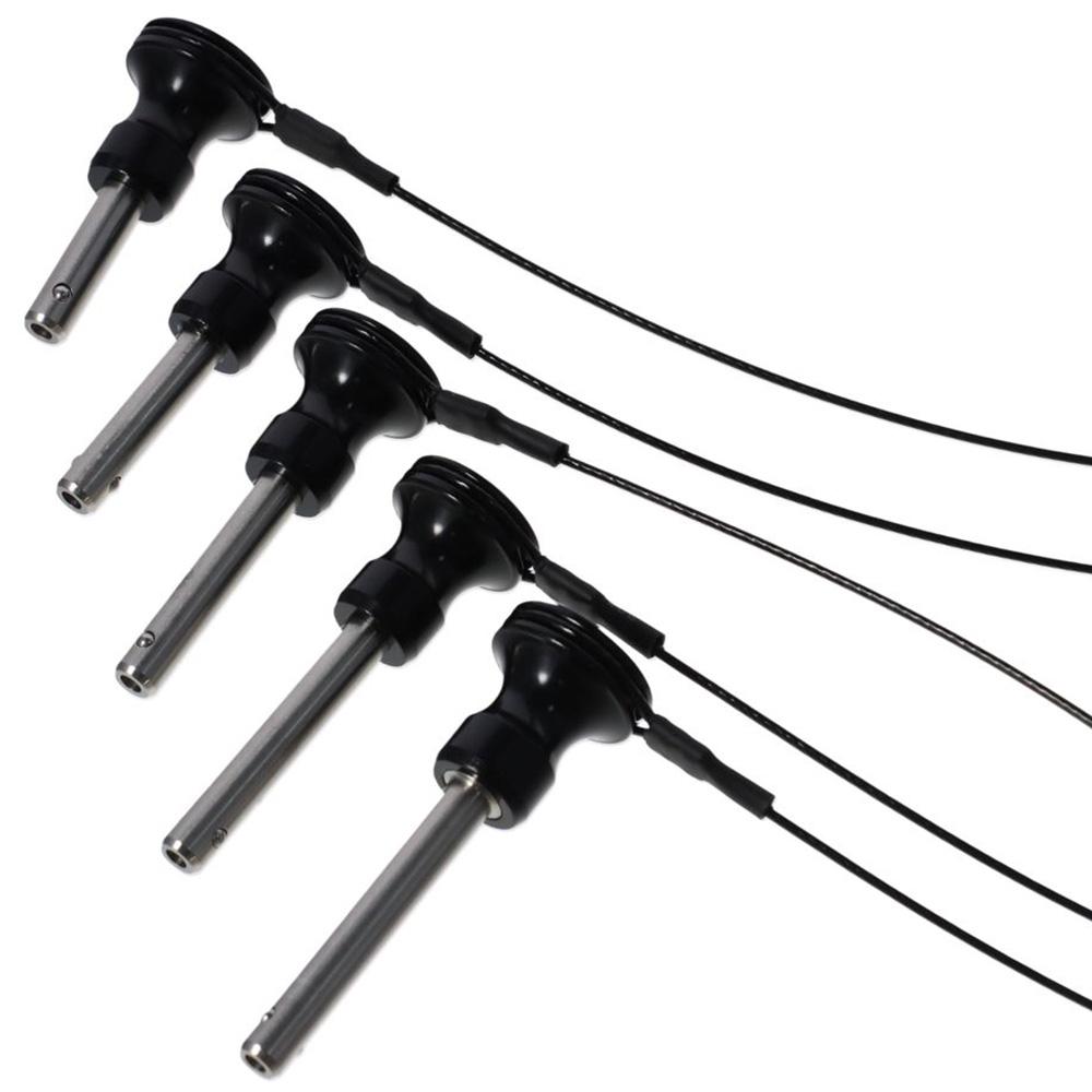 Шариковые фиксаторы из нержавеющей стали диаметром 6 мм, прочные, с кнопочной ручкой