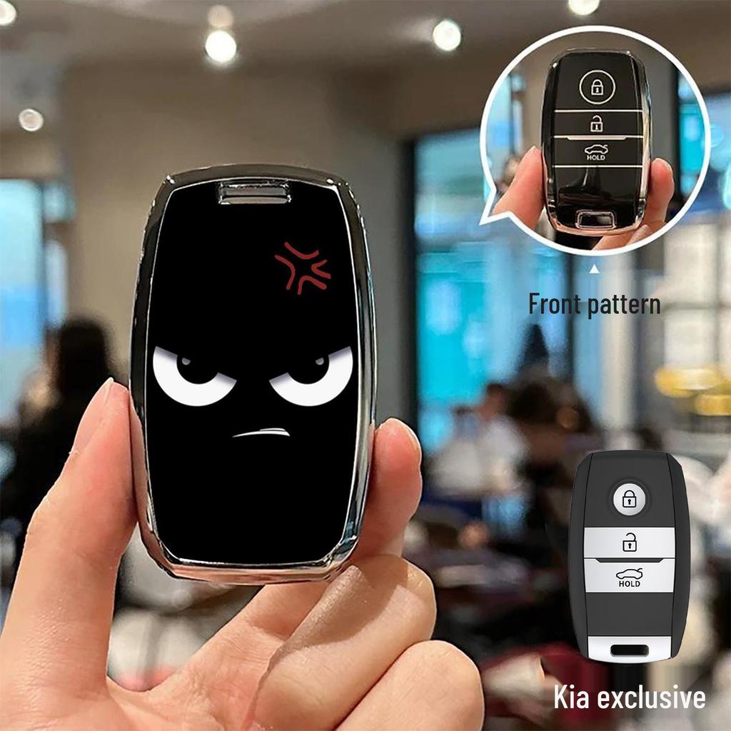 Чехол для ключа Kia: Подходит для K5, K3, K4, Sportage, KX3, Sorento, KX5, Niro с пакетом Kaizen и оболочкой с перекрестной пряжкой