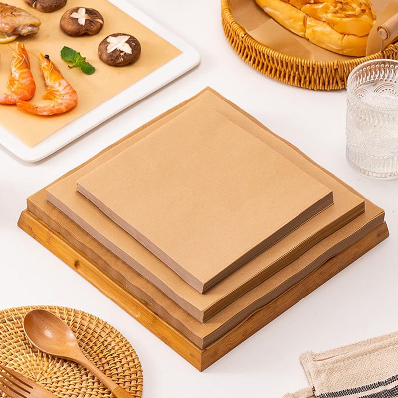 50 шт. антипригарные коврики для выпечки из впитывающей масло бумаги для выпечки печенья, приготовления пищи, фритюрницы, духовки, гриля, сублимационной сушилки, коврики Ray