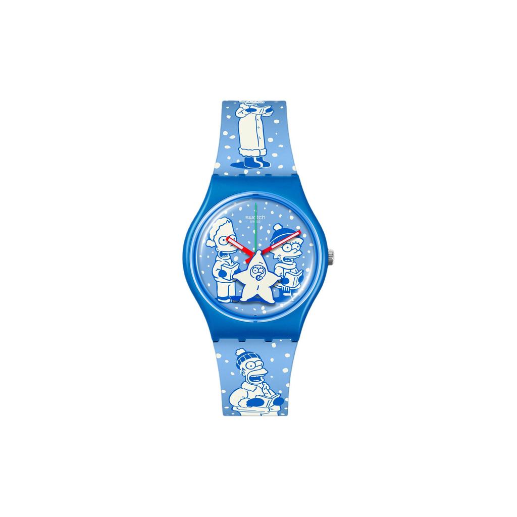 Swatch Унисекс синие часы SO28Z126 SO28Z126