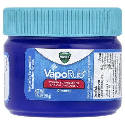 Vaporub®, Мазь от кашля для местного применения, 50 г (1.76 унции)