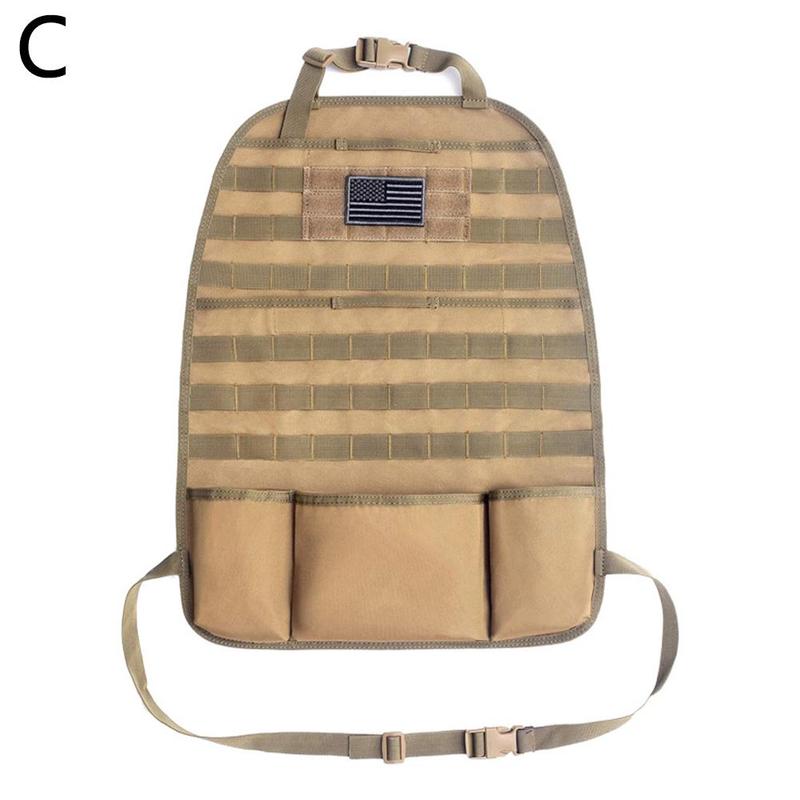 Органайзер для заднего сиденья автомобиля, тактические аксессуары, армейская сумка для хранения Molle, военная сумка для самостоятельного вождения и охоты