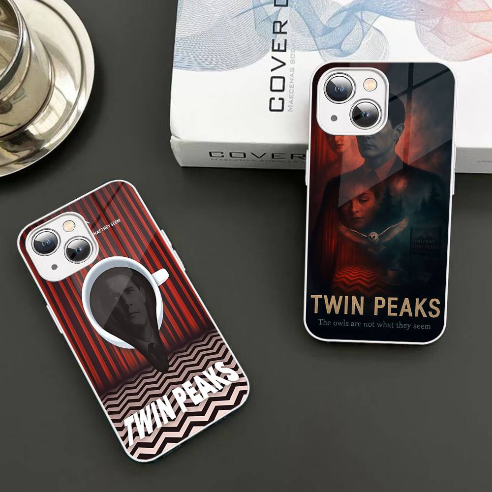 Twin Peaks TV Series Tempered Glass For Iphone 14 13 12 11 Pro Mini XS MAX 14Plus X XS XR Fundas