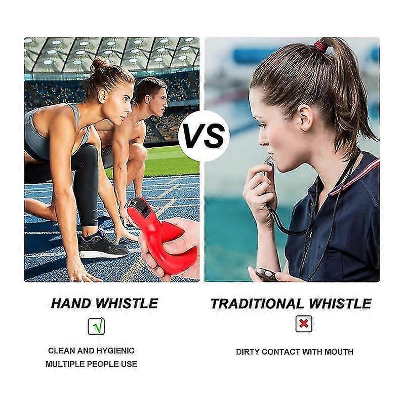 2 Pcs Whistle Loud Emergency Referee Whistle Hand Whistle For Referees,sports Teachers,dog Trainers