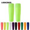 Loogdeel 1Pair Adult Football Fixed Socks Leg Guards Child High Elasticity Breathable Mesh Single-Layer Pockets Bottomless Socks