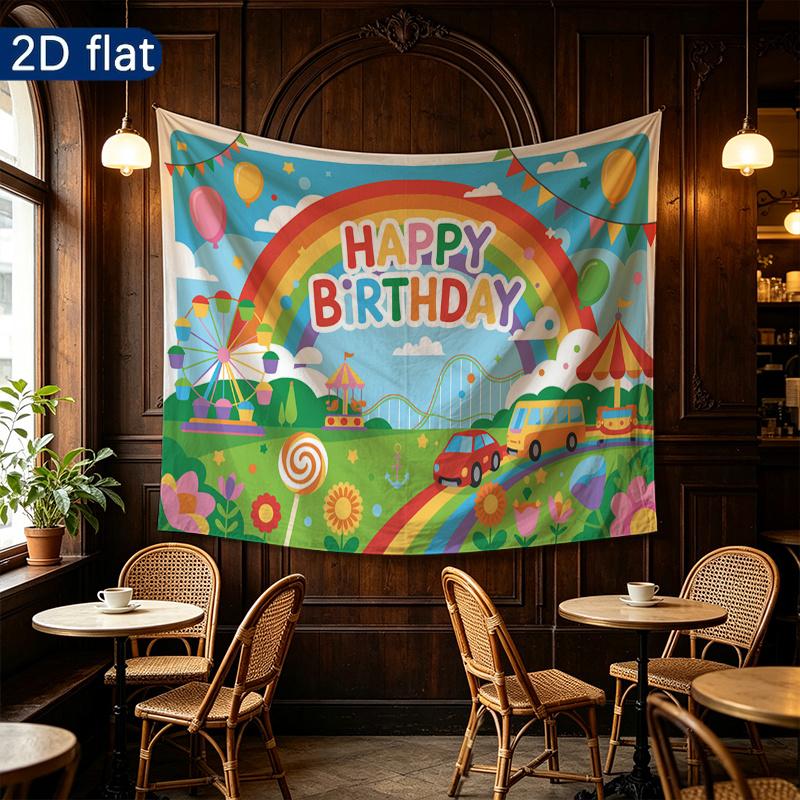 Graduation Birthday Backdrop 1pc - Wall Hanging Decor