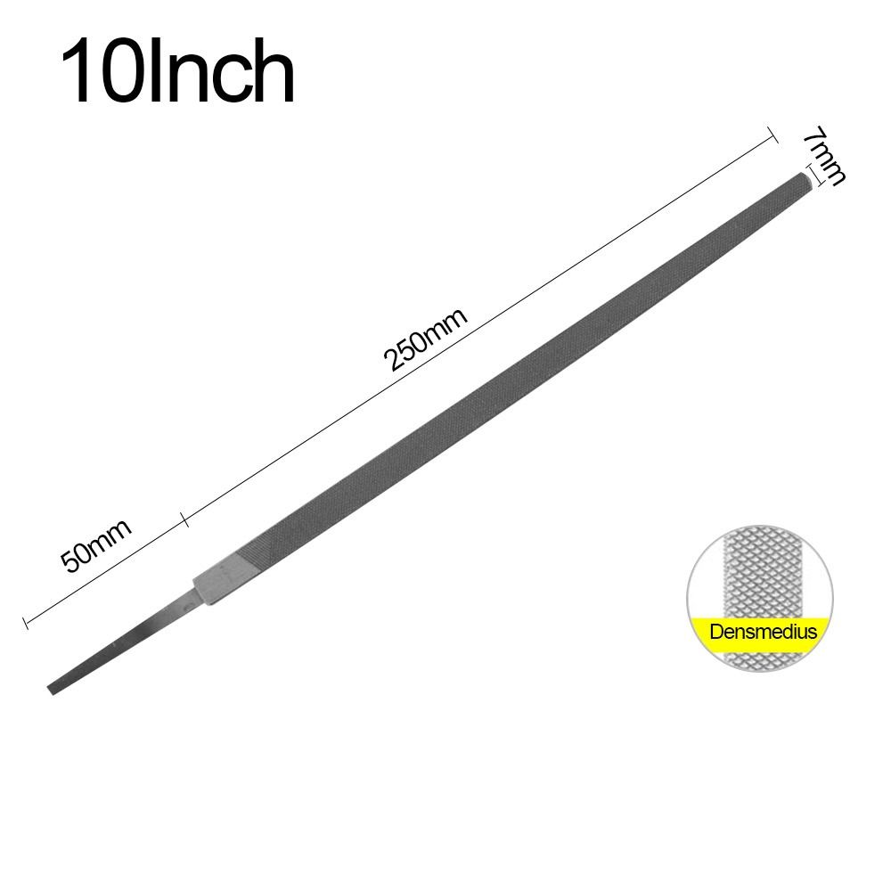 Steel Steel Files 6/8/10/12/14 Inch Hand File Durable Square Saw File Leather