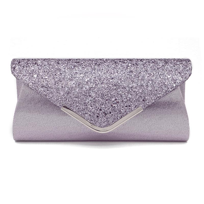 SCIONE Fashionable Dinner PU Sequin Elegance Handbags Catching Bag Clutch Bag Cosmetic Banquet Bag