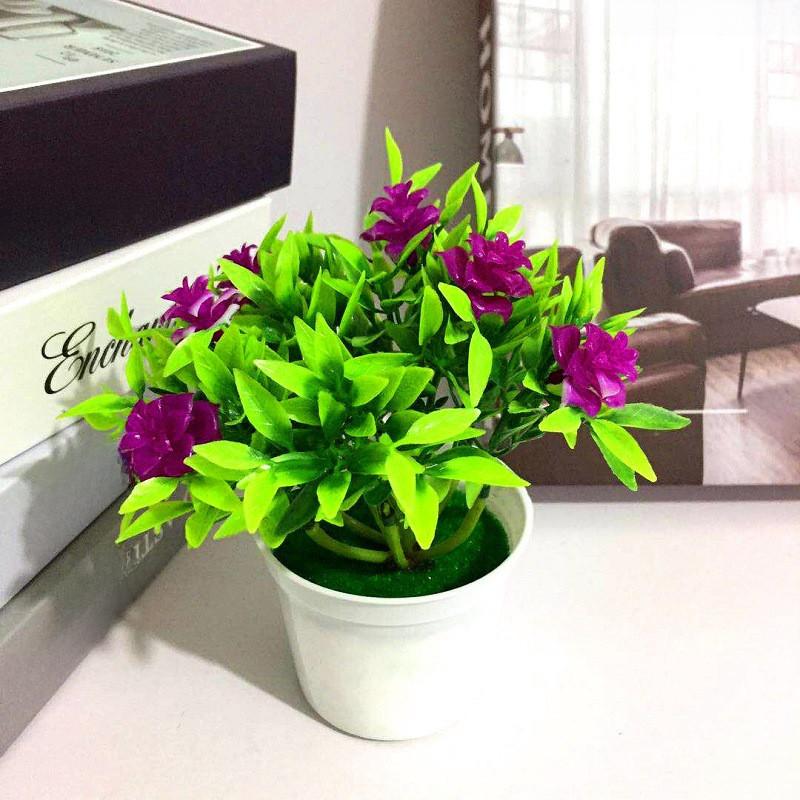 Пластиковая мини-роза искусственный цветок зеленое растение горшечное растение для декора в помещении