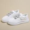 Velcro Little White Shoes Women's 2025 Autumn New Korean Version of Student Running Board Shoes Women Ins Breathable Women's Shoes SH01