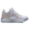 Li Ning Synthetic Leather, Artificial Leather Cushioning Slip Resistant Abrasion Resistant Coverage Support Low top AGBR022-3