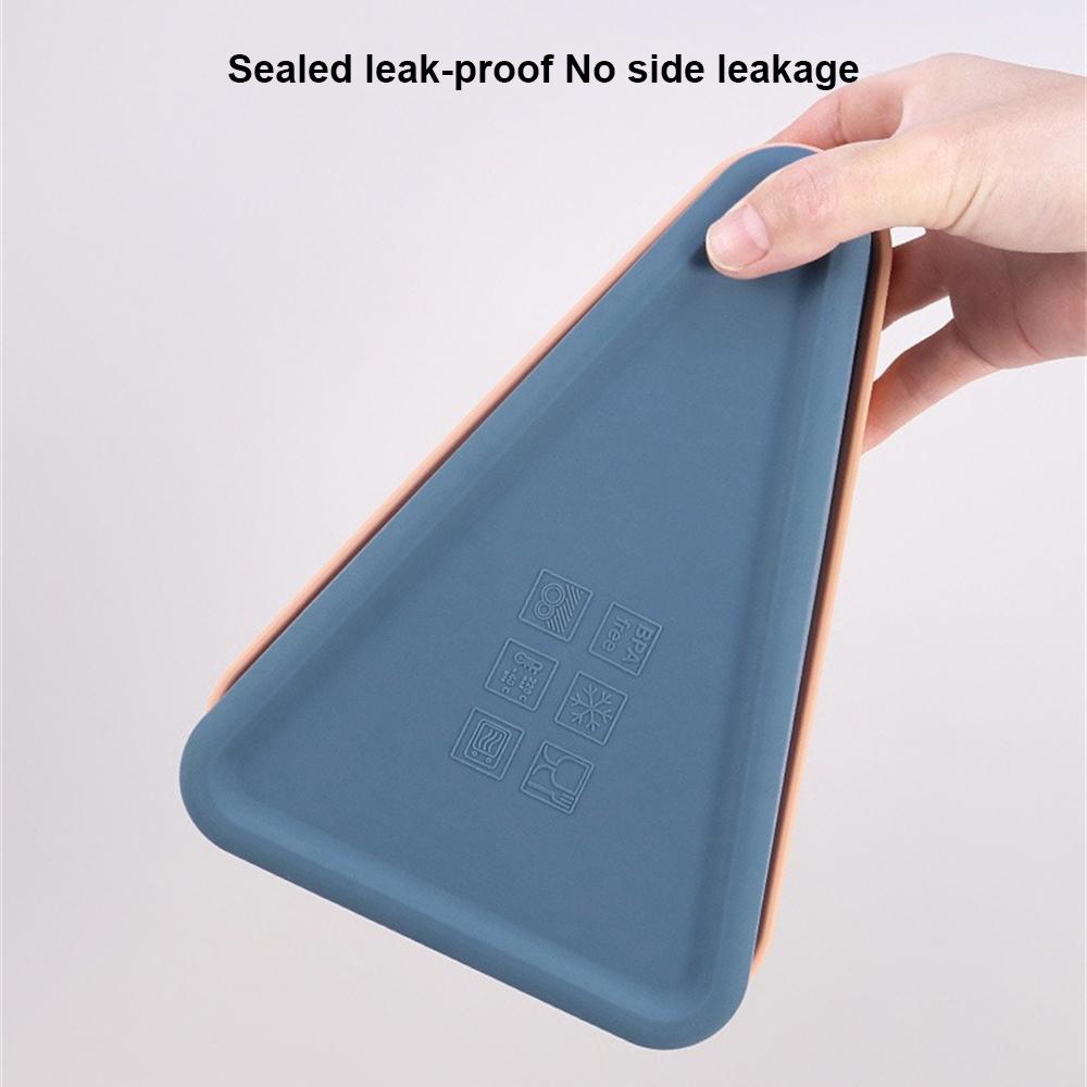 Коробка для пиццы сохраняет свежесть, герметично закрывается, подходит для микроволновки, легко хранить, герметичная коробка для завтрака для взрослых, коробка для завтрака экономит место