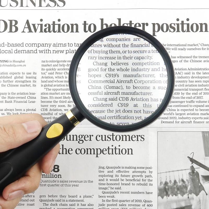 Miling Handheld Magnifying Glass