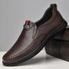 Модные брендовые классические мужские туфли без застежек Мужские повседневные кожаные туфли Роскошные мужские туфли из натуральной кожи Модная спортивная обувь