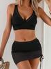 1011 new European and American split swimsuit female sexy mesh backless swimsuit female Xingcheng