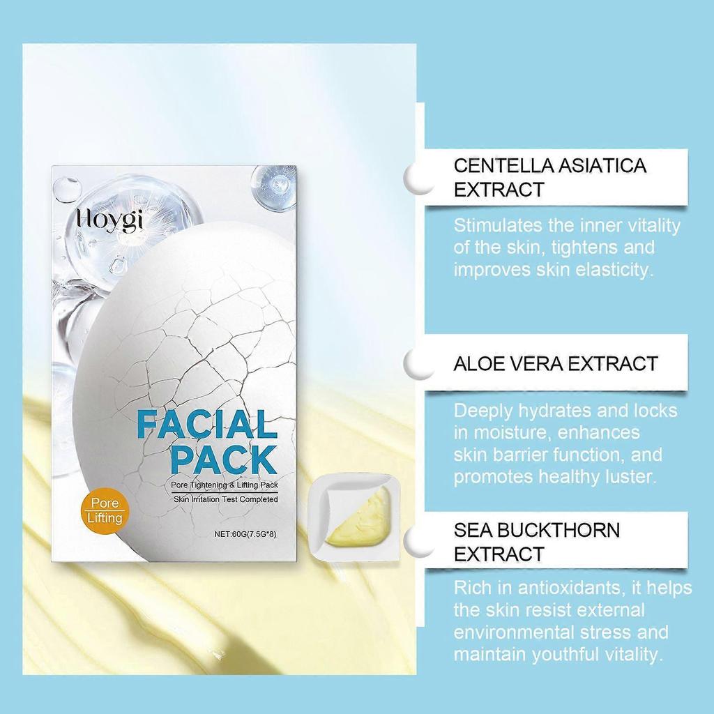 Hoygi Firming And Rejuvenating Single-Use Mask Moisturizing, Cleansing, Nourishing And Hydrating Facial Care Single-Use Mask