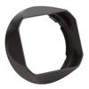 Haoge Lens Hood Metal Square Bayonet for Fujifilm XF50mm F2 R Fuji Fujinon 50mm F2 Lens Hood with Metal Front Cap WR, 50mm/F2 Hood,
