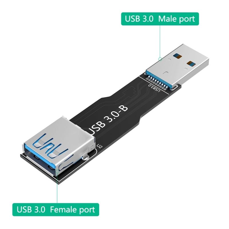 Плата-удлинитель USB3.0 B с высокой скоростью, адаптер «папа-мама» для подключения к ПК и приложений общего назначения