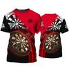 Cool Design Dart League T Shirt for Men Sports T-shirt 3D Darts Gift Printed Tee Shirts Womens Clothing Funny Kids Boys Y2k Tops
