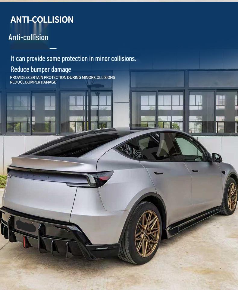 Черный как смоль комплект обвеса для Tesla Model Y 2024-25