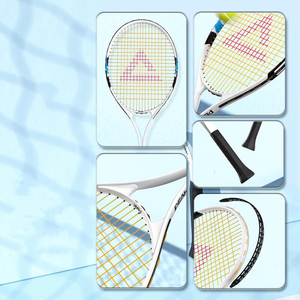 Теннисные ракетки для мужчин и женщин, начинающих, профессиональных, две пары черного и белого цвета, длина 68,5 см.