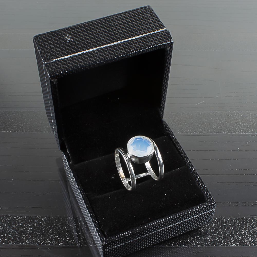 Редкий молочный опал драгоценный камень 925 пробы стерлинговое серебро ювелирные изделия ручной работы кольцо для помолвки RR-13-15